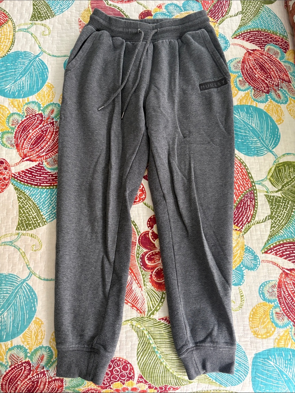 Hurley Charcoal Gray Jogger Sweatpants